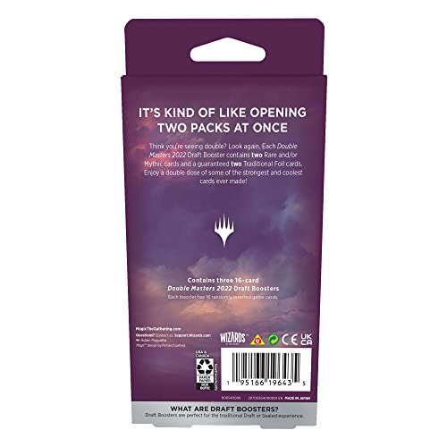Magic The Gathering- Draft Pack da 3 Buste Double
