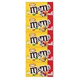 M&M'S PEANUT - Bonbons chocolat au lait et cacahuètes - 5 sachets de 36g
