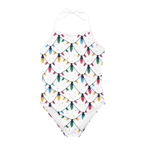 Image of Christmas One-Piece Swimsuits Beach Swimwear Bathing Suit for 3-10 Years Girls
