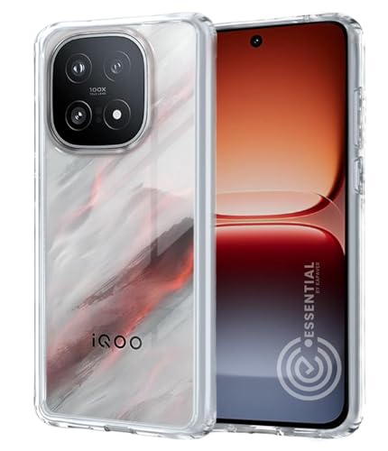 Image of KAPAVER Essential Back Cover Case Compatible with iQOO 15 -Clear (PC+TPU) (iQOO 15 -Clear)