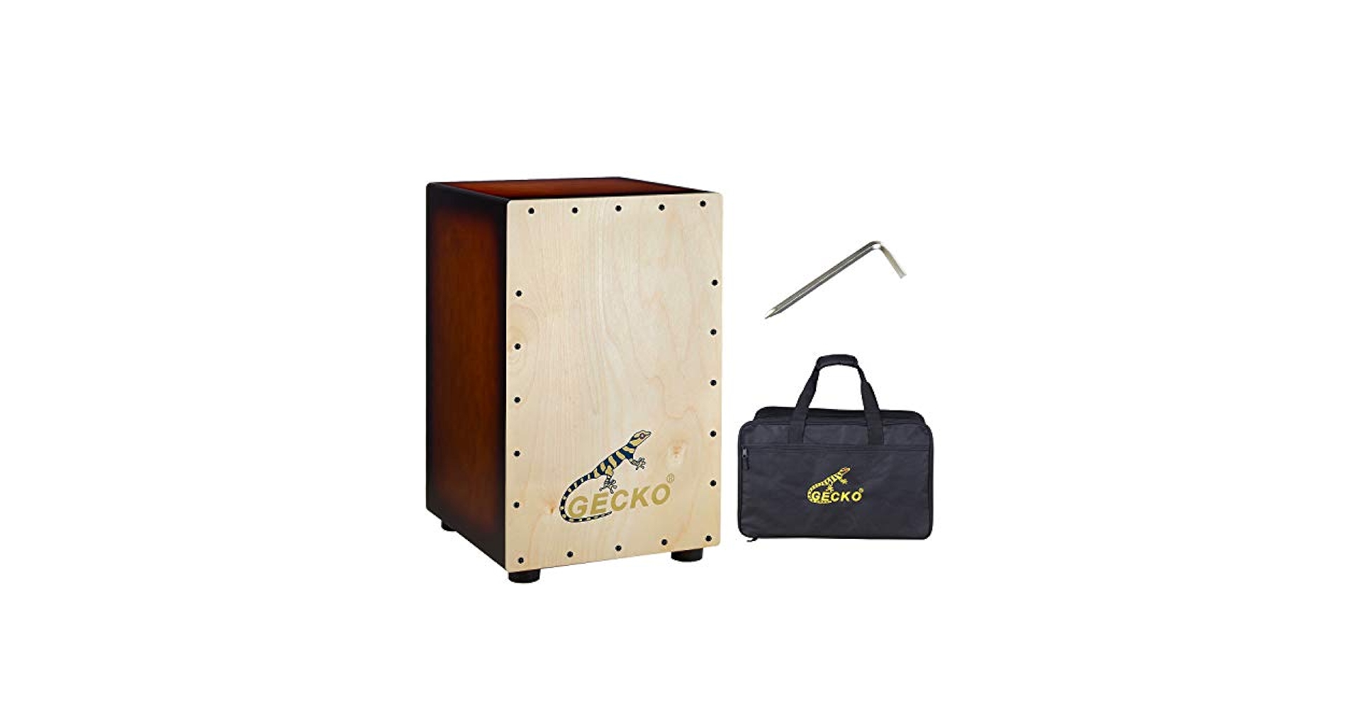 Amazon.com: GECKO Cajon BOX Drum-Wooden Percussion Box, with