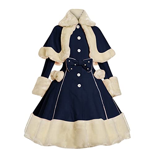 Robe de soirée gothique bleue pour fêter Halloween avec style et élégance lors d'un bal costumé