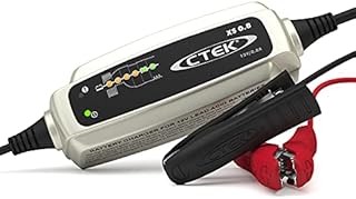 CTEK XS 0.8 Battery Charger 12V, Battery Tender Charger, Smart Battery Charger Motorcycle, ATV, JetSki, Watercraft, Lawn Mower, Battery Maintainer, Trickle Charger, Desulfation Mode (UK Model)