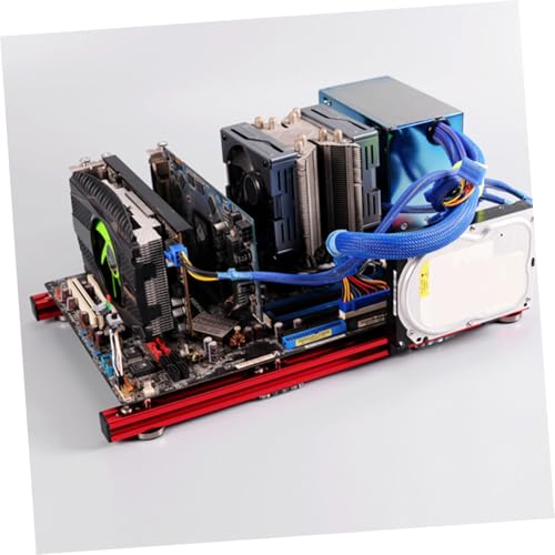 Gabinete para Computadora OSALADI ATX con Soporte Vertical para Tarjetas Gráficas y Diseño de Ahorro de Espacio miniatura 5