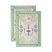 Maison d' Hermine Jardin du Roy 100% Cotton Set of 2 Kitchen Towels, 20 - inch by 27.5 - inch.