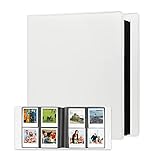 192 Pockets Photo Album for Polaroid 600 Itype Pictures, Large Photo Album for Polaroid i-Type, 600, SX-70 Instant Photos, Picture Book Capacity 192 Photos for Fujifilm Wide Instant Camera (White)