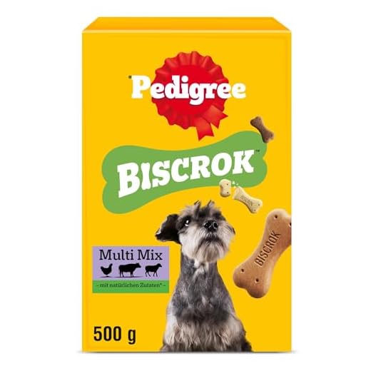 PEDIGREE Hundesnacks Hundeleckerli Biscrok in 3 Geschmacksrichtungen, 6 Packungen (6 x 500g), 3000 g 4 PEDIGREE Hundesnacks Hundeleckerli Biscrok in 3 Geschmacksrichtungen, 6 Packungen (6 x 500g), 3000 g