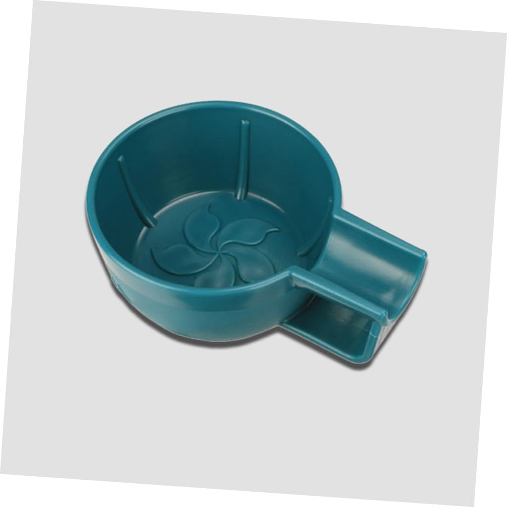 MAGICLULU Shaving Cream Bowl for Men Blue Sturdy Wide Mouth Soap Shaving Bowl Thickened Plastic and Travel