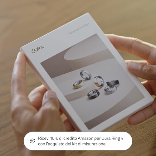 Oura Ring 4 Kit Di Misurazione - Misura Prima Di Acquistare - Classificazione Unica Delle Misure Per Smart Ring - Ottieni Crediti Per L’Acquisto - 4
