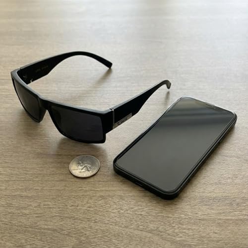 Image of Locs Mens Flat Top Gangster Sunglasses Black Silver Frame 91026