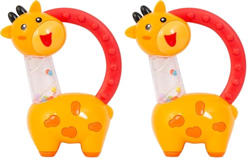 Image of Smart Steps Jerry Giraffe Rattle and Teether (Pack of 2)