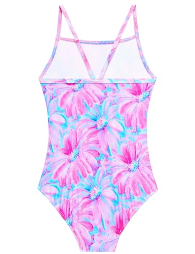 Image of Girls Swimsuits One-Piece Bathing Suits Multicolor Kids Sport Summer Beach Swimwear for 2-10 Years Old