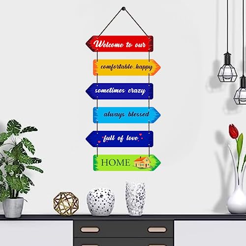 Image of Expleasia, Exuberant & Luxury Decor Decorative Wall Hanging Wooden Art Decoration Item for Home Office Living Room Bedroom Decoration Items Home Decor Gift Items (Comfortable Home)