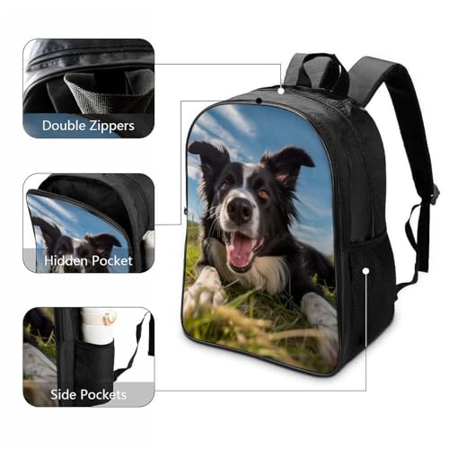 Sac à dos pour école primaire filles motif German Shepherd ado 40cm