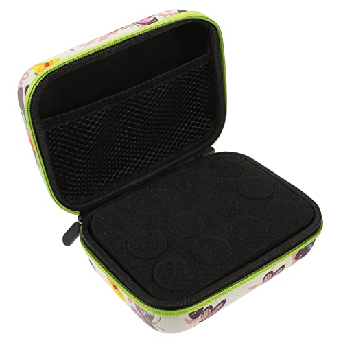 BATHVEVE Bolsa De Almacenamiento De Esenciales Reutilizable Compartimentos para Botellas De Perfume para Viajes y Organización De Aceites Esenciales y Esmaltes