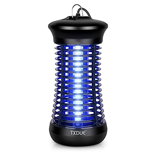 Preisvergleich Produktbild TXDUE Insektenvernichter, Fliegenfalle elektrisch Insekten-Mückenfalle für innen Zuhause Büro Schwarz