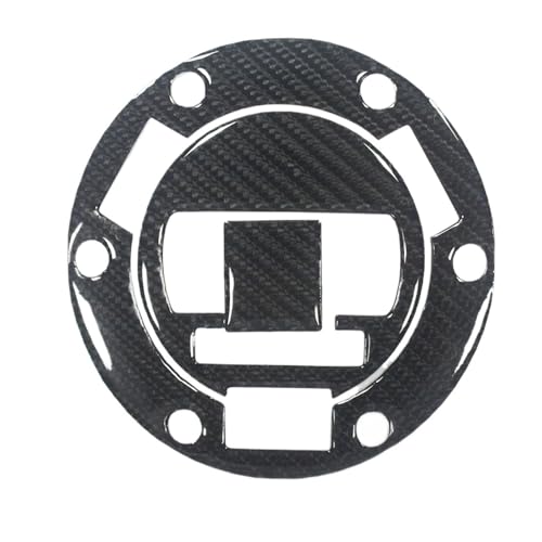 Autocollant de bouchon de réservoir de carburant de moto protection carbone