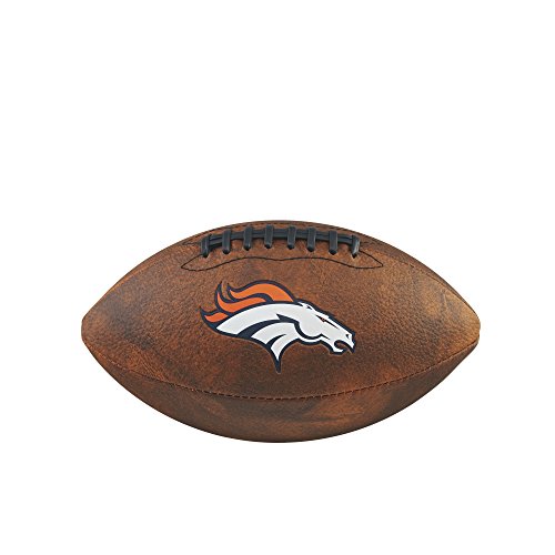 Bola Futebol Americano Nfl Jr Throwback Team Logo Denver Broncos, Wilson