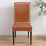 Art Dining Room Chair Covers Slipcovers 4Pcs, Easy Fitted Washable Removable Stretch Kitchen Parsons