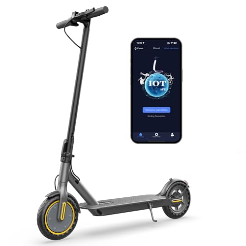 Electric Scooter, 8.5' Tires, Up to 20 Miles Range, 350W Motor & 19 MPH Portable...