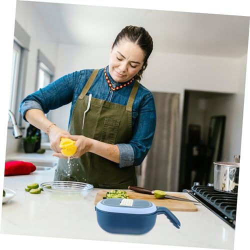 Vegetable Chopper con cesta y cortador ajustable miniatura 4