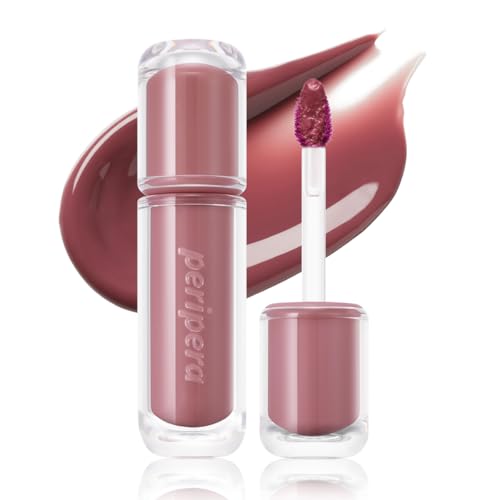 Image of Peripera Mood Glowy Tint | Watery Glow Finish, Buildable Fresh Color, Long-Lasting Stain | Lightweight & Non-Sticky | K-Beauty Lip Tint, Safe for Sensitive Lips (16 ROSE-PICK)