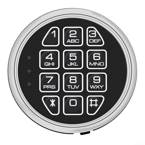 Kit de remplacement de serrure électronique clavier code numérique coffre-fort zinc - 7