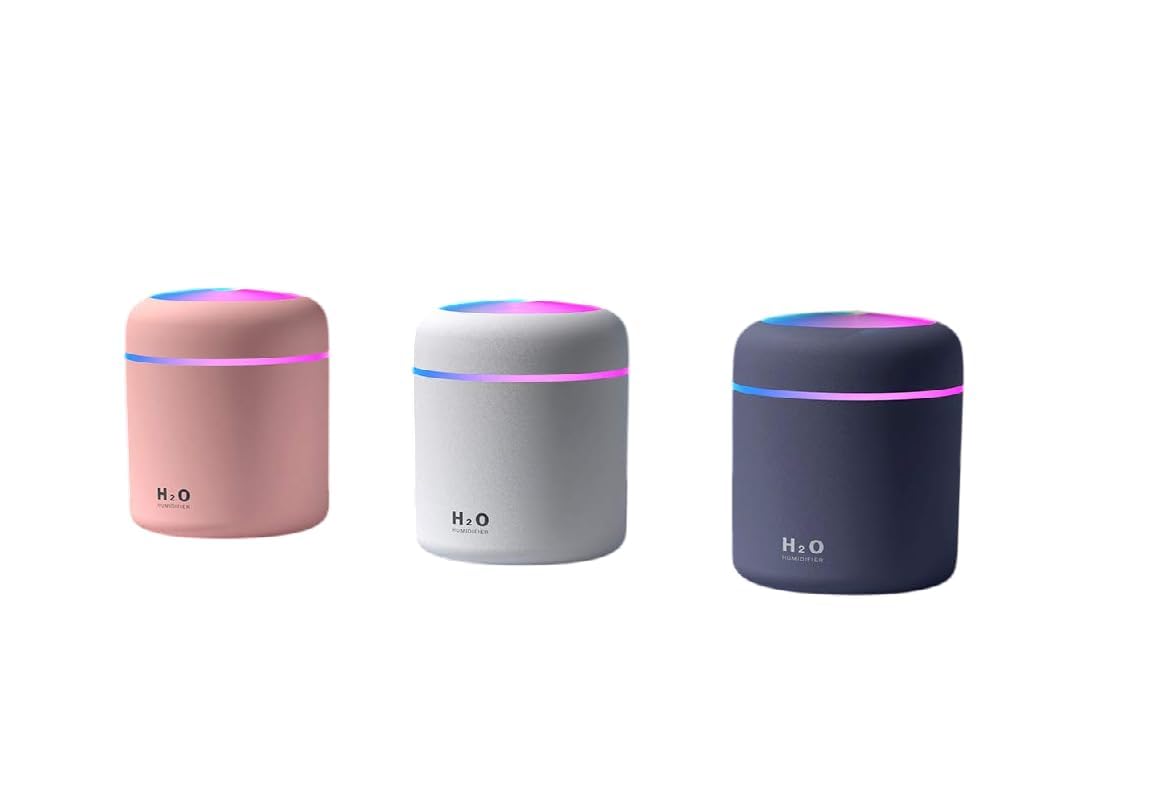 MAVDI USB Mini Humidifier Portable Desktop Mist Diffuser with Auto Shut-Off Colorful LED Light Two Spray Modes Quiet Steam Device for Office Car Bedroom Travel Personal Space-image-13