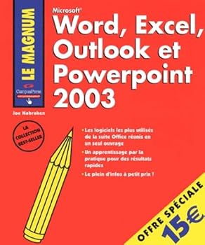 Paperback Word Excel Outlook et Powerpoint 2003 [French] Book