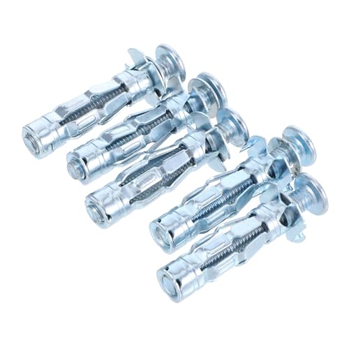 Holibanna 5 Viti Di Ancoraggio Per Pareti Cave Tasselli Di Ancoraggio Tasselli Di Ancoraggio Per Ancoraggi A Tasselli Per Pareti Per Impieghi Gravosi Tasselli Per Cartongesso