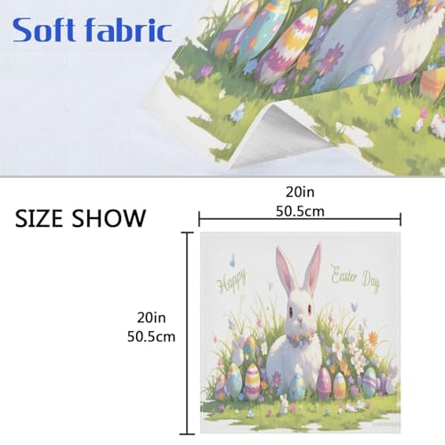 Servilletas de Tela de Pascua en Poliéster x6 miniatura 6