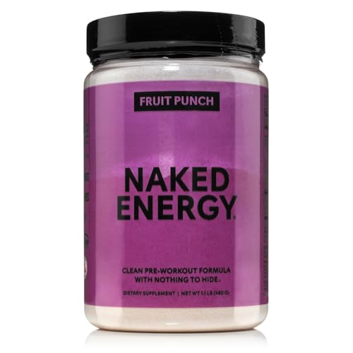 Image of NAKED Fruit Punch Energy - Clean Pre Workout Supplement for Men and Women, NSF Certified, Vegan Friendly, No Added Sweeteners, Colors Or Flavors - 30 Servings