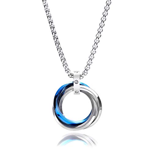 TSUKIYO  ボックスチェーン 三連 リング 