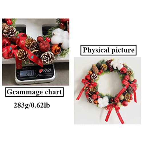 Couronne de Noël en coton réutilisable pour simplifier vos décorations