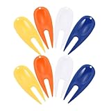 Generisch Golf Divot Reparaturgabel 8 Stück Kunststoff für Rasenausbesserung im Golfplatz Gebrauch mit Leichtem Handling für Freizeitgolfer