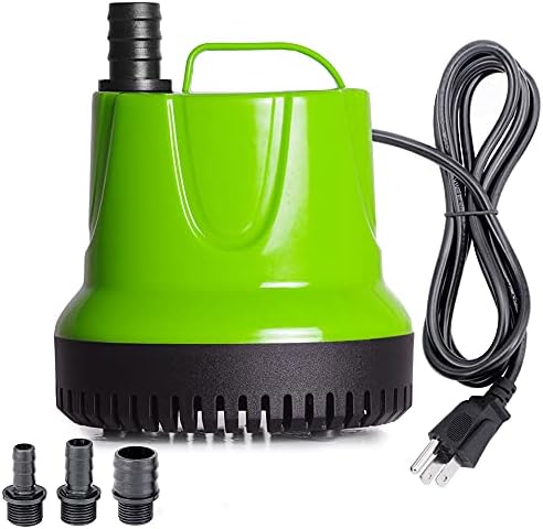 ALLYLANG 660GPH 40W Aquarium Submersible Water Pump, Apply to Fish Tank/Pond Fountain/Statuary/Hydroponics with 4 Nozzles 5.9ft Power Cord (660GPH)