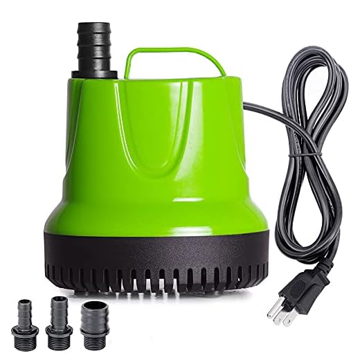 ALLYLANG 660GPH 40W Aquarium Submersible Water Pump, Apply to Fish Tank / Pond Fountain / Statuary / Hydroponics with 4 Nozzles 5.9ft Power Cord (660GPH)