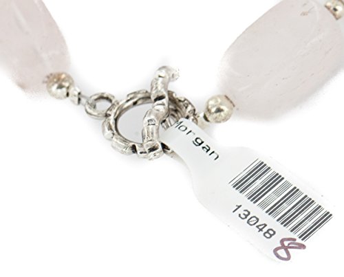 Image of $80Tag Certified Navajo Nickel Natural Quartz Native American Bracelet 13048-8 Made by Loma Siiva