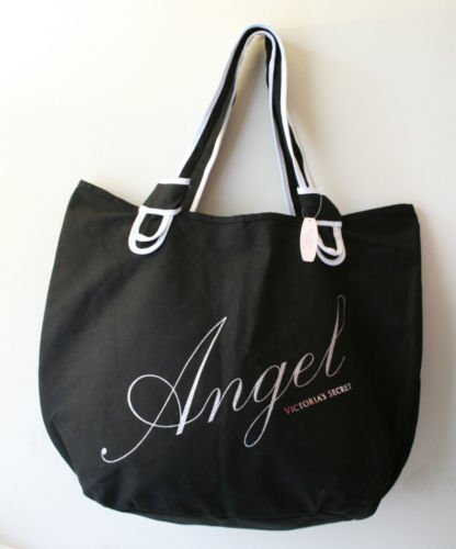 Victoria's Secret Angel Black Handbag Tote Bag