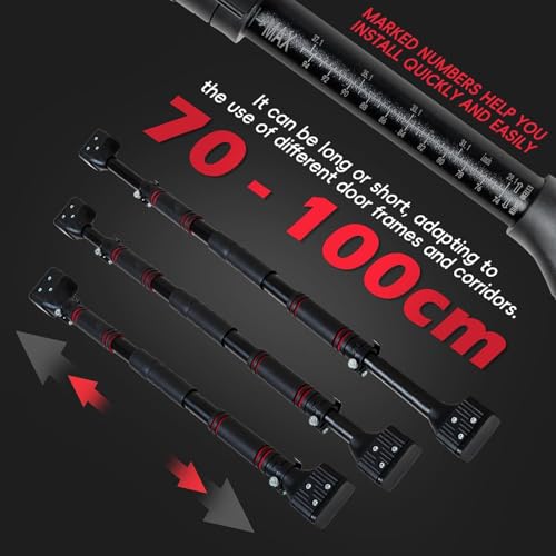 Image of SKUCELL Pull Up Bar for Home Workout, Wall Mounted Doorway Pull Up Bar for Kids & Adults