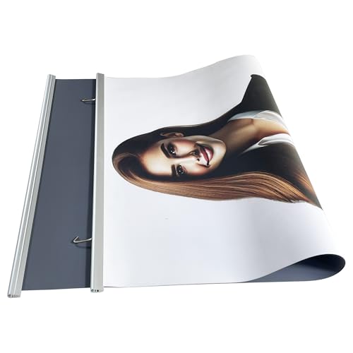 Image of Poster Banner Sign Holder, Slide Rail Hanger Bar Kit, Large (36 inch)