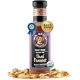 Mr. Spice Organic Thai Peanut Sauce, Salt Free Peanut Sauce & Dressing (0 mg/serving), Gluten Free, Low Sodium Sauces for Marinade, Wok, Air Fryer, No Salt Award-Winning Flavor, 13.5 Ounce (Pack of 1)