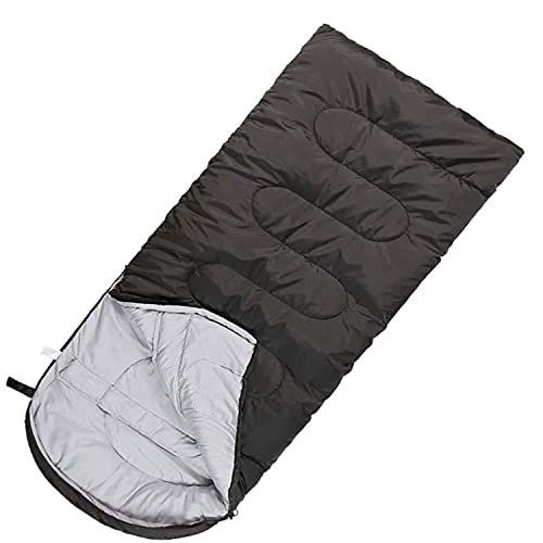 Bolsas de dormir estándar con capucha para adultos, 4 estaciones, cálidas o frías, ligeras para interior y exterior, para mochileros y camping miniatura 2