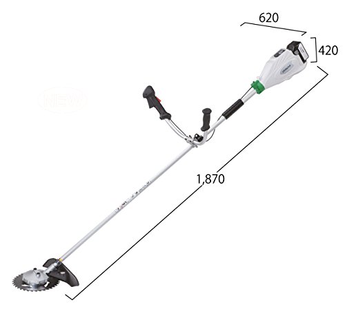 HiKOKI(ハイコーキ) 18V コードレス刈払機 充電式 刈刃径230mm 3.0Ah リチウムイオン電池 充電器付 CG18DSCL(S)(LSC) 2枚目