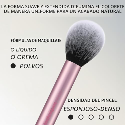 Miniatura 5 de Real Techniques Kit de esponjas de maquillaje Everyday Essentials, 4 brochas de maquillaje y 2 esponjas mezcladoras de maquillaje, para base, colorete, bronceador, juego de 6 piezas