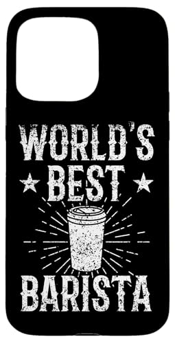 World's Best バリスタコーヒーメーカー バリスタ エスプレッソコーヒー スマホケース iPhone 15 Pro Max 用