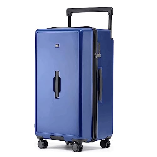 Wheeled Suitcase, Large-Capacity Suitcase Hard-Shell Combination Lock Carry-on Suitcase Fashionable Anti-Fall Suitcase,E-30 inches (C 28 inches)