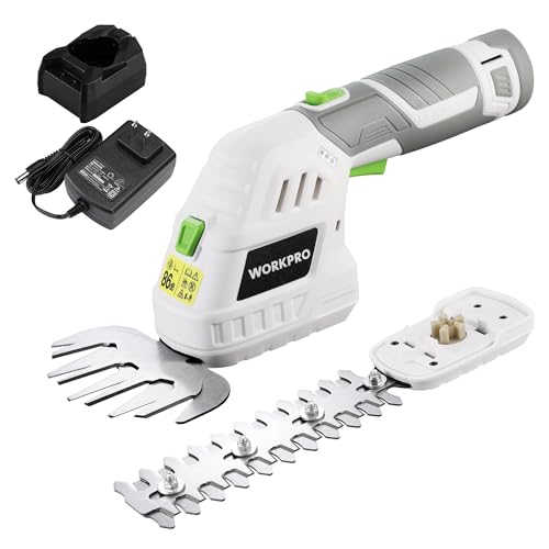 WORKPRO 【2024新型】 芝生バリカン 7.2V充電式 生垣バリカン...