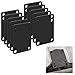Muzrunq Skateboard Riser Pads Skateboard Riser Shock Pads Rubber Soft 3MM Longboard Rise Pads for Longboards Scooters Cruisers Black 10PCS.