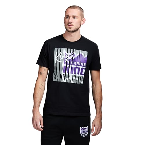 Game 7 x NBA Officially Licensed Men's Graphic Short Sleeve Lightweight Crew Neck Cotton Team T-Shirt